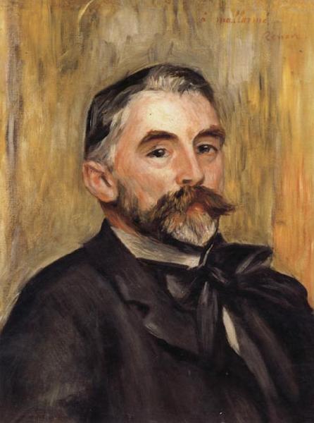 Pierre Renoir Stephane Mallarme oil painting picture